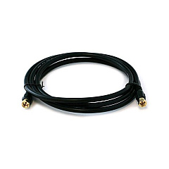 Monoprice Rg6 Coaxial Cable W F Type 6ft - Black (3031)