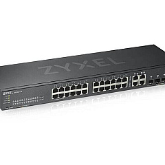 Zyxel Gs1920-24v2 - Hybrid Nebulaflex 24 Port Gbe L2 Advanced Web Managed Switch + 4 Gbe Combo Gbe/sfp (28 Total Ports) (GS192024V2) Zyxel Gs1920-24v2 - Hybrid Nebulaflex 24 Port Gbe L2 Advanced Web Managed Switch + 4 Gbe Combo Gbe/sfp (28 Total Ports) (GS192024V2)