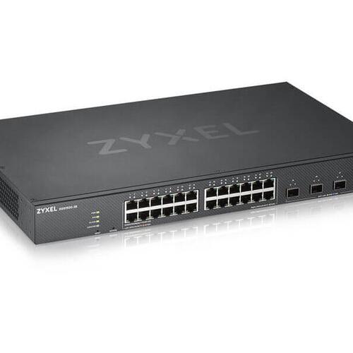 Zyxel Xgs1930-28 - Hybrid Nebulaflex 24 Port Gbe L2 Web Managed Switch + 4 Sfp+ 10g Fiber Ports (28 Total Ports) (XGS193028)