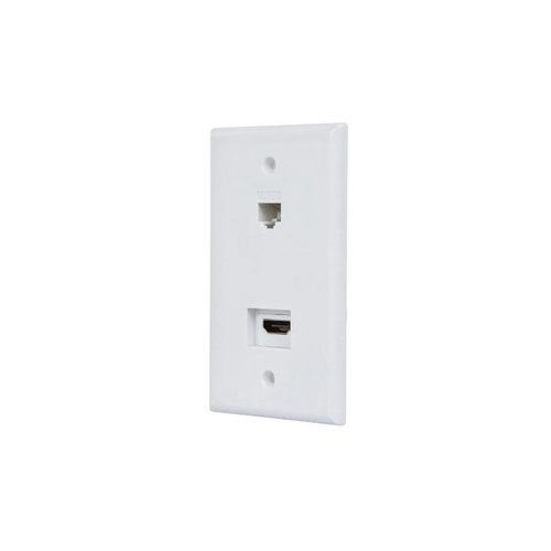 Monoprice Recessed Hdmi Wall Plate (12094)