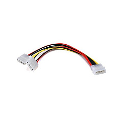 Monoprice Molex (5.25 M)/molex(2x 5.25 F) Split (1313)