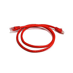 Monoprice Cat5e 24awg Utp Patch Cable_ 3ft Red (2134)