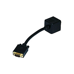Monoprice Video Splitter - Vga-m To Vga-f X 2 (2679)