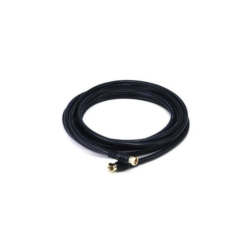Monoprice Rg6 75ohm_cl2 Coax W F Type 12ft - Blk (3032)