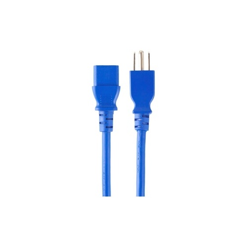 Monoprice 1ft 18awg Blue Power Cord Cable (33557)