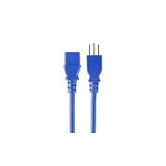 Monoprice 3ft 18awg Blue Power Cord Cable (33566)