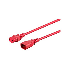 Monoprice Extension Cord Red_ 6ft (33618)