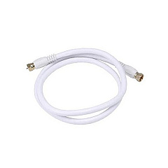 Monoprice Rg6 75ohm Coax Cable W F Type 3ft - Wht (4057)