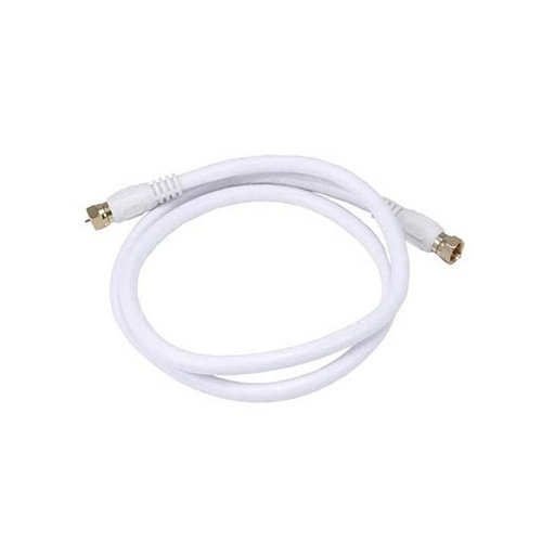 Monoprice Rg6 75ohm Coax Cable W F Type 3ft - Wht (4057)