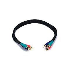 Monoprice Rca Cpnt Video Coaxial Cable 1.5ft Blk (5352)