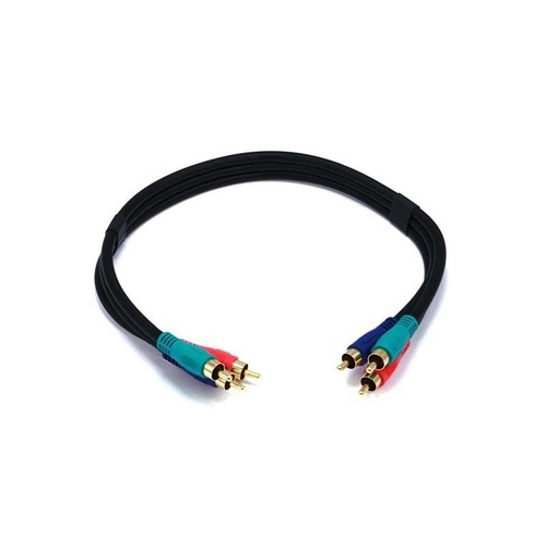 Monoprice Rca Cpnt Video Coaxial Cable 1.5ft Blk (5352)