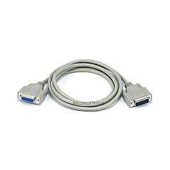Monoprice Db15 M/f 1:1 Molded Cable - Beige 6ft (544)