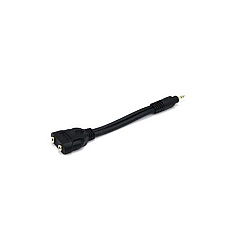 Monoprice Stereo M To (2) Stereo F 7in - Black (5614)
