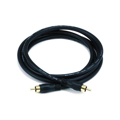 Monoprice Coaxial Audio/video Rca Cable M/m 6ft (619)
