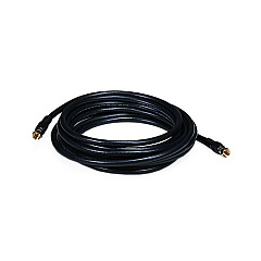 Monoprice Rg6 75ohm_coax W F Type 15ft - Black (6314)