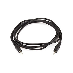 Monoprice Stereo Plug/plug M/m Cable - Black 6ft (644)