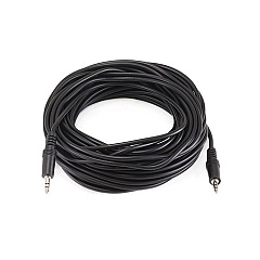 Monoprice Stereo Plug/plug M/m 3.5mm Cable - Blk (647)