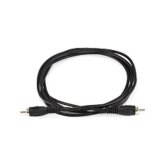Monoprice Rca Plug/plug M/m Cable - Black 6ft (653)
