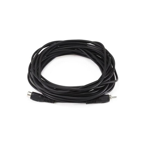 Monoprice Rca Plug/jack M/f Cable - Black25f (658)