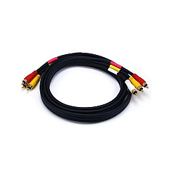 Monoprice Rca Coax V And Stereo A Cable_ 6ft (660)