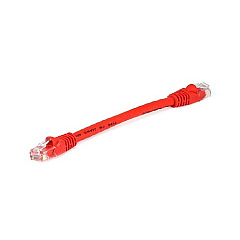 Monoprice Cat6 Utp Cable_ 6-inch Red (7505)