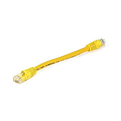 Monoprice Cat6 Utp Cable_ 6-inch Yellow (7507)