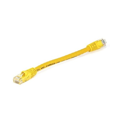 Monoprice Cat6 Utp Cable_ 6-inch Yellow (7507)