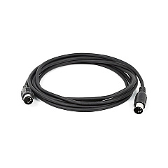 Monoprice Midi With 5 Pin Din Plugs - Black 10ft (8533)