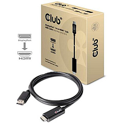 Club 3D Dp 1.4 To Hdmi 2.0b Hdr Cable 2m-6.56ft (CAC1082)