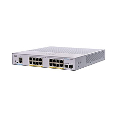 Cisco Cbs350 Managed 16-port Ge, Poe, 2x1g Sfp (CBS35016P2GNA)