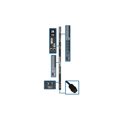 Tripp Lite Pdu 3-phase Monitored 24 C13 6 C19 0urm (PDU3EVNR6H50)