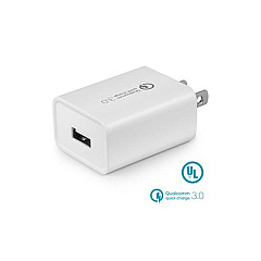 Cellairis Wall Qc 3.0 Single Usb-a Wht (040150057)