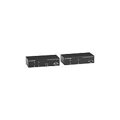 Black Box Kvm Extender Kit Over Fiber - Dual-monitor, Dvi-i, Usb 2.0, Audio, Serial, Local Video Out, Sfp Port, Taa (KVXLCF-200)