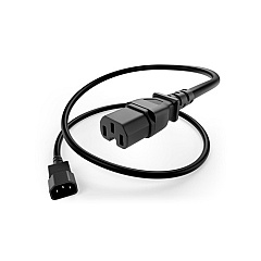 Uncommonx Power Cord C14 To C15 15amp Black, 5ft (PWCDC14C1505FBLK)