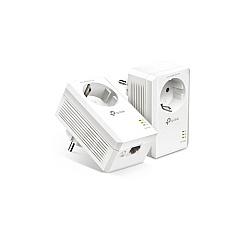 TP-Link Av1000 Gigabit Pass-through Powerline Starter Kit (TLPA7017P KIT)