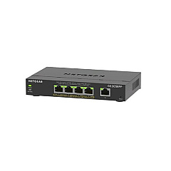 NETGEAR 5-port Gig Eth Hi-power Poe+ Smart Mngd (GS305EPP-100NAS)