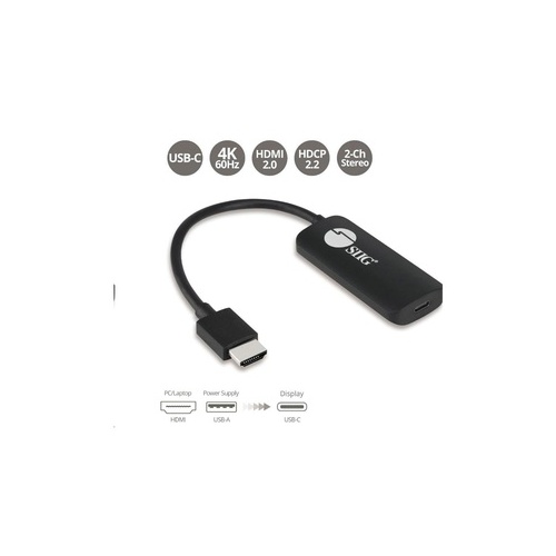 SIIG Hdmi To Usb-c Port 4k 60hz Converter (CBH21711S1)