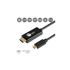 SIIG Usb-c To Hdmi Active Cable- 2m 4k60 (CBTC0J11S1)