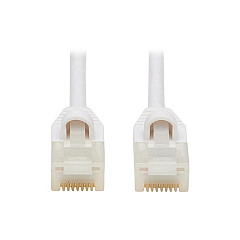 Tripp Lite Cat6a Cable Antibacterial Slim M/m 1ft (N261ABS01WH)