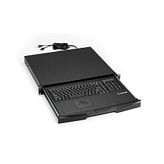 Black Box Rackmount Keyboard Tray With Trackball Mouse - 1u, 19"w X 16.5"d, 2-point Mounting (RM418-R6)