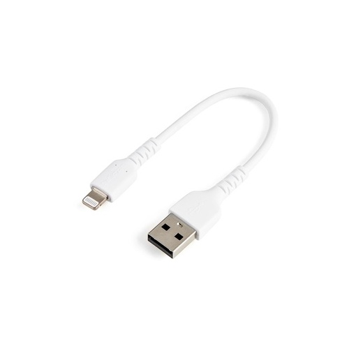 StarTech 6 Inch Durable Usb-a To Lightning Cable (RUSBLTMM15CMW)