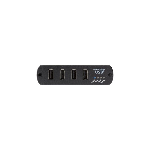 Black Box Kvm-over-ip Switchable Extender Receiver - Lan, (4) Usb Type A, (1) Rj45, 4-port, 100m , Gsa, Taa (EMD100USB-R)