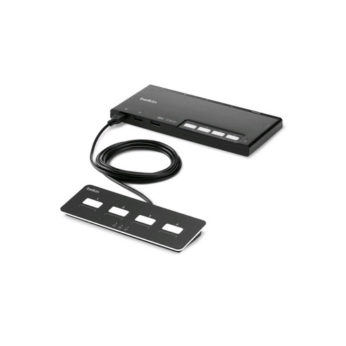 Belkin Mdlr 4-pt 1 Hd Base Skvm W/rmt Pp4.0 (F1DN104MOD-BA-4)