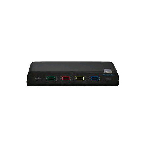 Belkin 8 Pt 2 Hd Dp/hdmi Unvl Skvm W/cac Pp4.0 (F1DN208KVMUN4)