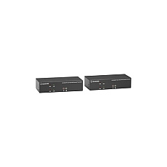 Black Box Kvm Extender Kit Over Catx - Dual-monitor, Hdmi/displayport 4k30, Usb 2.0, Audio, Serial, Local Video Out, Gsa, Taa (KVXLCHDP-200)