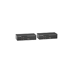 Black Box Kvm Extender Kit Over Fiber-dual-monitor,hdmi/displayport 4k30,usb 2.0,audio,serial,local Video Out,sfp Port,gsa,taa (KVXLCHDPF-200)