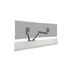 Chief Manufacturing Dual Dynamic Monitor Arm Silver (DMA2S)