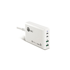 SIIG Dual Usb-c Pd & Qc 3.0 Charger White (ACPW1P11S1)