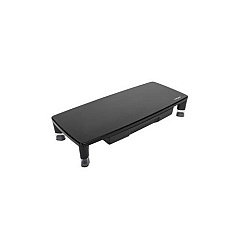 Targus Height Adjustable Monitor Stand W/ Drawer Black (AWE804GL)