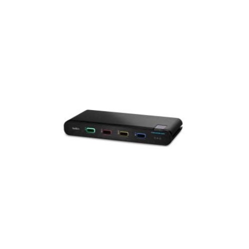 Belkin 4 Pt 1 Hd Dp/hdmi Unvl Skvm Wo/cac Pp4.0 (F1DN104KVM-UNN4)